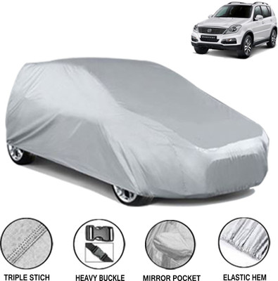 Acto Car Cover For Mahindra SsangYong Rexton (Without Mirror Pockets)(Silver, For 2010 Models)