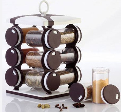 KUBER ENTERPRISE Plastic Pickle Jar  - 1000 ml(Brown)