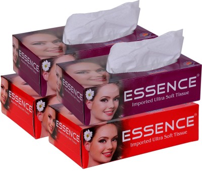 ESSENCE Face Tissue Imported Ultra Soft Red-2, Purple-2(800 Tissues)