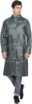 Wet Off Hood Solid Women Raincoat