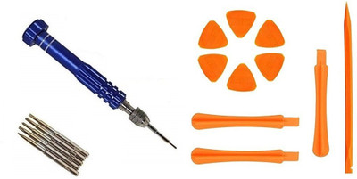 wroughton Tool kit 5 in 1 For All Mobiles Repair Screwdriver Set With ESD Safe Anti-static Fiber Plastic Opening Pry Tools for Mobile and Gadgets Disassembly Kit Precision Screwdriver Set(Pack of 16)
