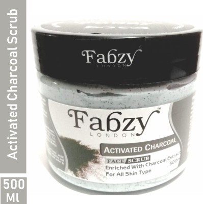 fabzy London Activated Charcoal  Scrub(500 ml)