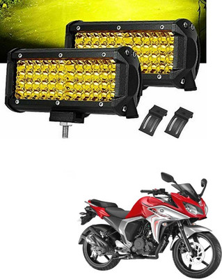 PECUNIA LED 40 Work Light Bar Offroad 7 Inch 120 Watt Led Driving Light Motorcycle Auto Lamp 12V 24V DRL (yELLOW) v123 Headlight Car, Motorbike LED for Yamaha (12 V, 120 W)(Fazer, Pack of 2) PECUNIA LED 40 Work Light Bar Offroad 7 Inch 120 Watt Led Driving Light Motorcycle Auto Lamp 12V 24V DRL (yELLOW) v123 Headlight Car, Motorbike LED for Yamaha (12 V, 120 W)(Fazer, Pack of 2)