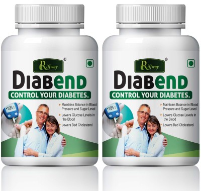 Riffway Diabend Vitamins Pills Diabetes Blood Sugar Level Kidney Desease(Pack of 2)