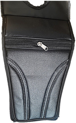 Baby Shelf Stylish Black (Thick Flop) Tank cover 003 Strap TVS Apache RTR 160 Bike Tank Cover(4 L)