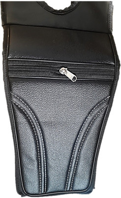 Baby Shelf Stylish Black (Thick Flop) Tank cover 062 Strap Hero Splendor Plus Bike Tank Cover(4 L)
