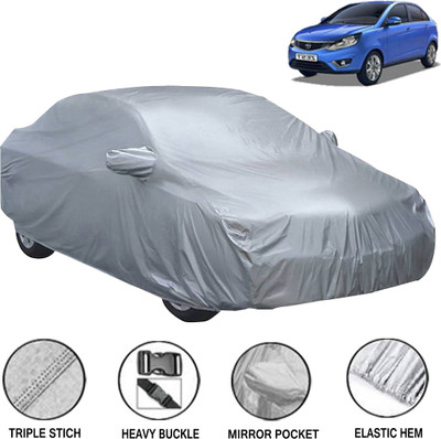 Acto Car Cover For Tata Zest (With Mirror Pockets)(Silver, For 2010 Models)