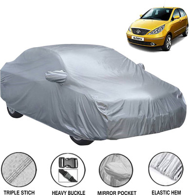 Acto Car Cover For Tata Vista (With Mirror Pockets)(Silver, For 2010 Models)