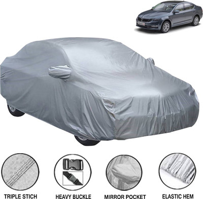 Acto Car Cover For Skoda Laura (With Mirror Pockets)(Silver, For 2010 Models)