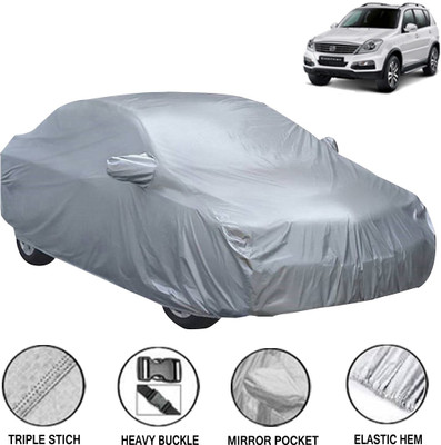Acto Car Cover For Mahindra SsangYong Rexton (With Mirror Pockets)(Silver, For 2010 Models)
