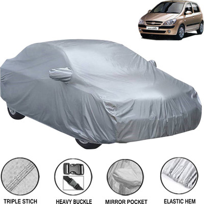 Acto Car Cover For Hyundai Getz Prime (With Mirror Pockets)(Silver, For 2010 Models)