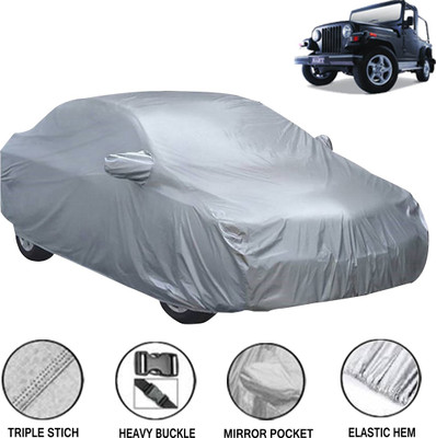 Acto Car Cover For Mahindra Thar (With Mirror Pockets)(Silver, For 2010 Models)