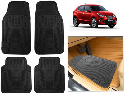 CARMART Rubber Standard Mat For  Universal For Car(Black)