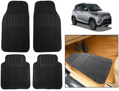 CARMART Rubber Standard Mat For  Mahindra KUV100(Black)