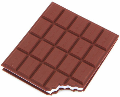 Prezzie Villa Chocolate Shape Diary with Fragrance Pocket-size Diary Not Ruled 100 Pages(Brown)