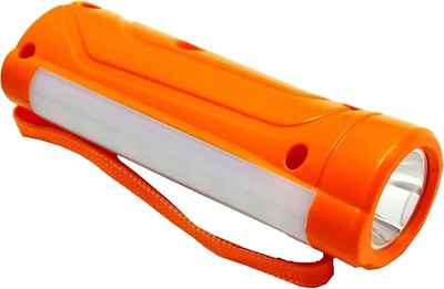 Stylopunk 3W LASER LED And 7 Hi-Power Mini Poket Torch Light 8 Hours Battery Backup 5 hrs Lantern Emergency Light(Multicolor)