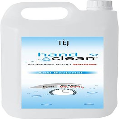 TEJ HAND CLEAN ( Waterless Liquid & Anti Bacterial ) Hand Sanitizer Bottle  (5 L)