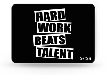 COATCASE Hard work beats talent Printed Rubber Base with Anti Skid Feature for Computer and Laptop Designer Gaming Mouse pad Non Slip Base Mousepad(Multicolor)