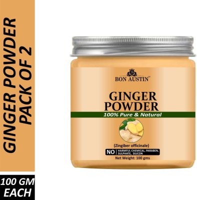 Bon Austin Premium Ginger Powder Combo Pack of 2 Jars of 100 gms(200 gms)(200 g)