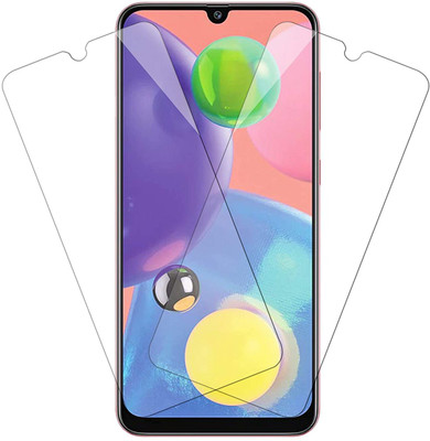 TINGTONG Tempered Glass Guard for Samsung Galaxy A70s(Pack of 2)