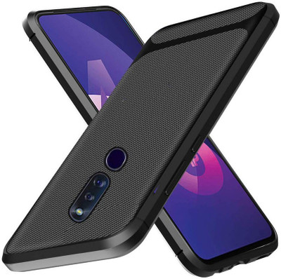 Elica Back Cover for Oppo F11 Pro(Black, Shock Proof, Silicon, Pack of: 1)
