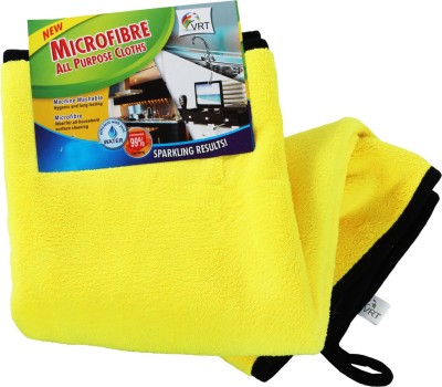 VRT Ultra-Thick Microfiber Cleaning Cloth, Multipurpose Household Kitchen Towels, Softer Absorbent Cleaning Rags for House Kitchen Car Glass Stainless Steel Wet and Dry Microfibre Cleaning Cloth