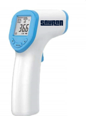 Sauran Digital Thermometer Infrared Adult Forehead Non-Contact Infrared Thermometer With Lcd Digital Thermometer(White, Blue)