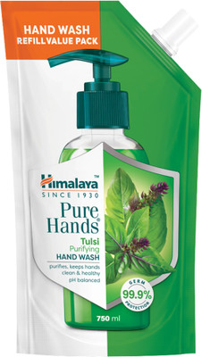 HIMALAYA Pure Tulsi Hand Wash Pouch  (750 Ml) For Rs. 42 @ 76 %