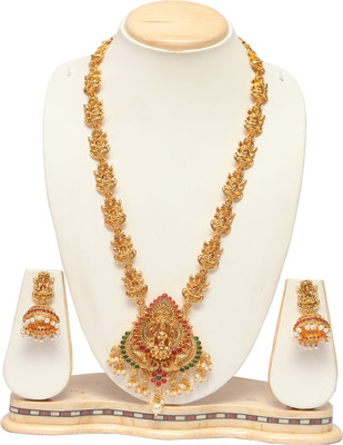 Swarajshop Alloy Gold-plated Gold Jewellery Set(Pack of 1)