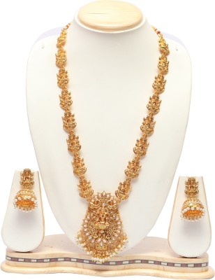 Ethnicking Alloy Gold-plated Gold Jewellery Set(Pack of 1)