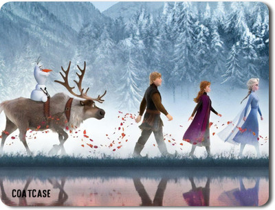 COATCASE MPFZ-03 Disney Frozen Movie Printed Rubber Base with Anti Skid Feature for Computer and Laptop Designer Gaming Mouse pad Non Slip Base Mousepad(Multicolor)