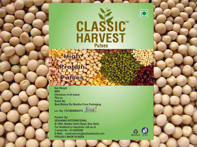 Classic Harvest Organic White Dried Peas (Whole)(1000 g)