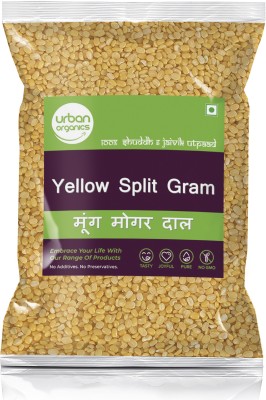 Urban Organics Green Moong Dal (Split) (Yellow Moong Splited)(2 kg)