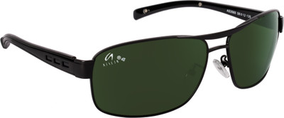 AISLIN Wayfarer, Rectangular Sunglasses(For Men, Green)