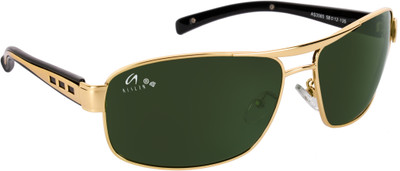 AISLIN Wayfarer, Rectangular Sunglasses(For Men, Green)