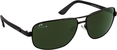 AISLIN Wayfarer, Rectangular Sunglasses(For Men, Green)