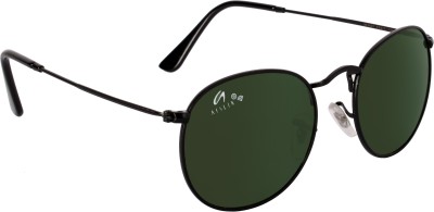 AISLIN Round Sunglasses(For Men & Women, Green)