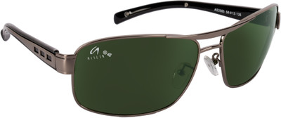 AISLIN Wayfarer, Rectangular Sunglasses(For Men, Green)
