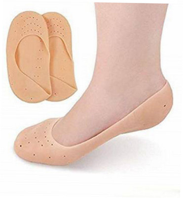 Krishna Enterprise silicon full Heel Support Heel Support(Beige)