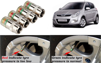 Auto Kite Brass, Stainless Steel Tyre Valve Cap for Car, Bike(Cylinder)