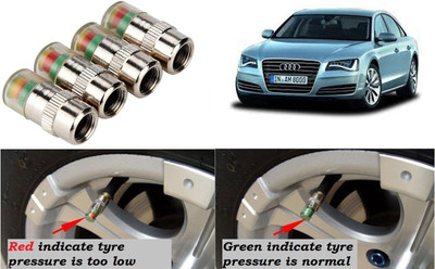 Auto Kite Brass, Stainless Steel Tyre Valve Cap for Car(Cylinder)