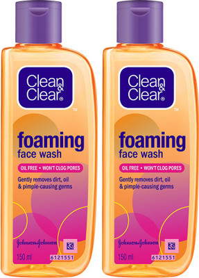 Clean & Clear Oil-Free Foaming Face Wash(300 ml)
