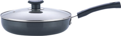 17% OFF on Vinod Black Pearl Deep Fry Pan 24 cm diameter with Lid 1.5 L capacity(Hard Anodised) 17% OFF on Vinod Black Pearl Deep Fry Pan 24 cm diameter with Lid 1.5 L capacity(Hard Anodised)