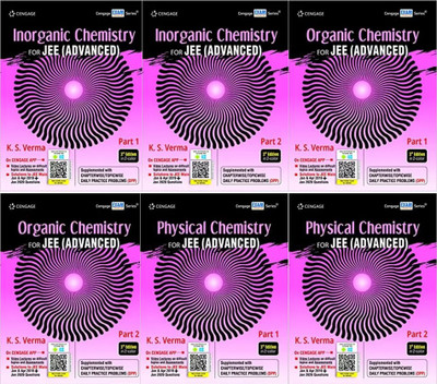Cengage Inorganic Chemistry Part 1& Part 2, Organic Chemistry Part 1& Part 2, Physical Chemistry Part 1& Part 2 For JEE (Advanced) (Chemistry 6 Books Set)(Paperback, K. S. Verma) Cengage Inorganic Chemistry Part 1& Part 2, Organic Chemistry Part 1& Part 2, Physical Chemistry Part 1& Part 2 For JEE (Advanced) (Chemistry 6 Books Set)(Paperback, K. S. Verma)