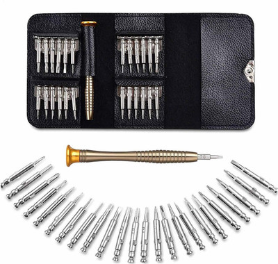 SEAGULL 25 In 1 Mini Screwdriver Bits Set With Magnetic Flexible Extension Rod For Home Appliance,Laptop,Mobile,Computer Repairing Preparations Precision Screwdriver Set(Pack of 1) SEAGULL 25 In 1 Mini Screwdriver Bits Set With Magnetic Flexible Extension Rod For Home Appliance,Laptop,Mobile,Computer Repairing Preparations Precision Screwdriver Set(Pack of 1)