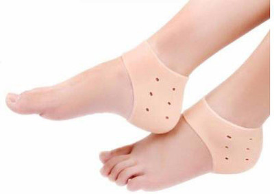 Ishwa Enterprise half silicone gel anti crack heel Heel Support(Beige)
