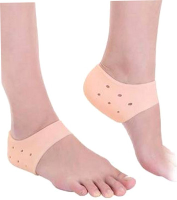 Adi Enterprise half silicone gel anti crack heel Heel Support(Beige)