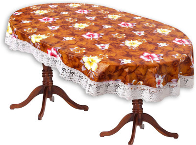 The Furnishing Tree Printed 4 Seater Table Cover(Multicolor, PVC)