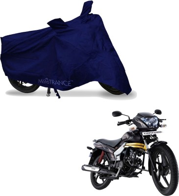 MOTOTRANCE Two Wheeler Cover for Mahindra(Centuro, Blue)