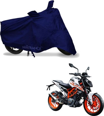 MOTOTRANCE Two Wheeler Cover for KTM(Duke 390 ABS, Blue)